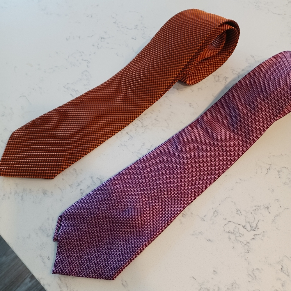 Two Classic Silk Ties